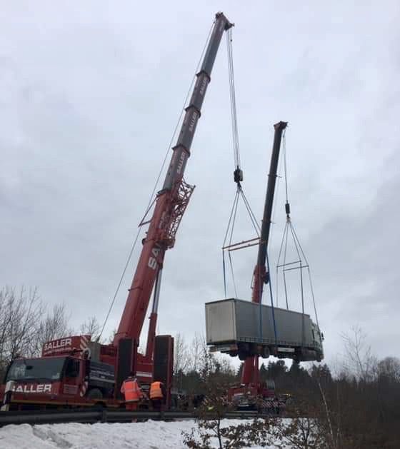 bergung grossbergung mit ltm 1250 5 1 und ltm 1130 5 2